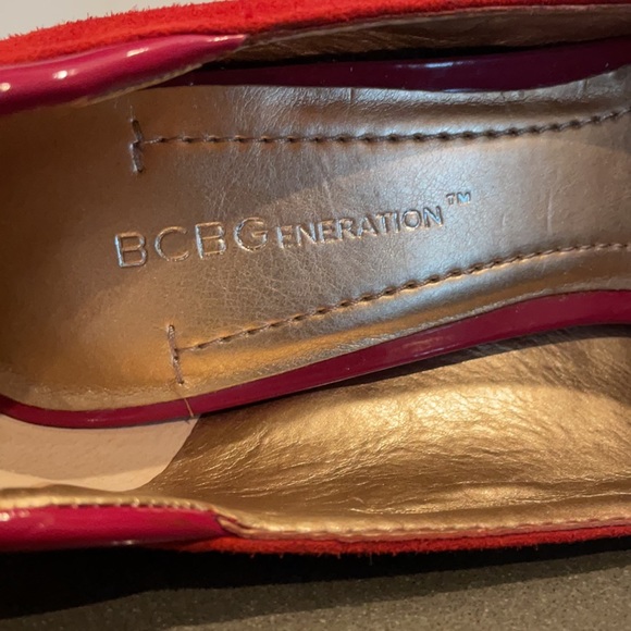 BCBGeneration Red & Pink Heels - Picture 7 of 8